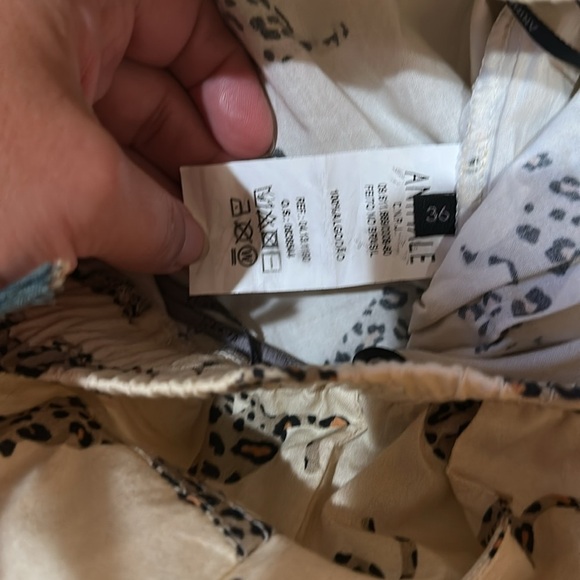 Animale Clothing Leopard Cat Print Cotton Slim Pants XS - Picture 3 of 7